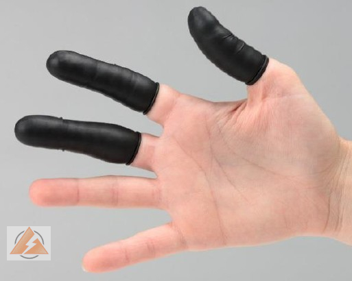 ableitfähige Fingerlinge (schwarz)