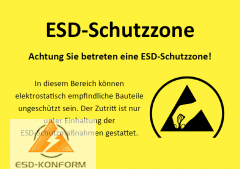ESD-Kennzeichnung Eingang / Ausgang EPA Größe A4